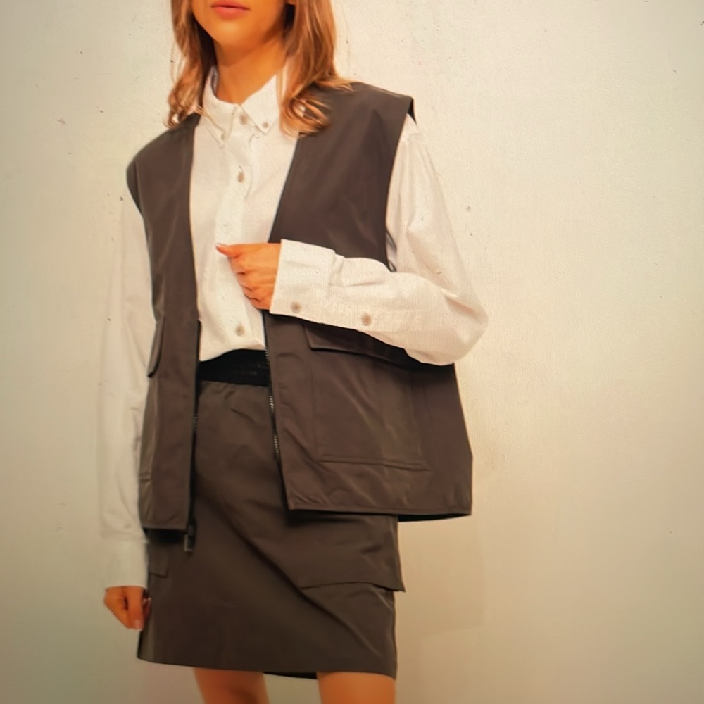 Fear of God Essential Cargo Skirt Iron Colour